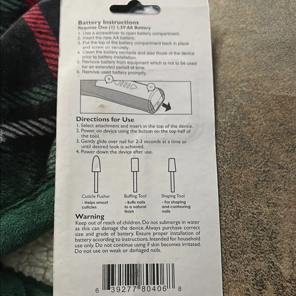 Electronic Nail Kit - White and Green - Picture 5 of 5